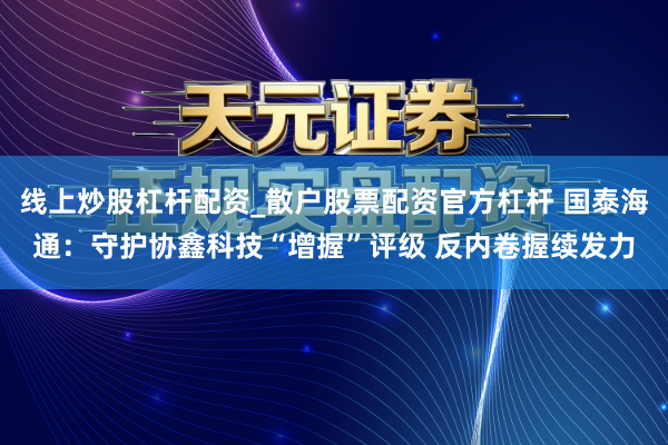 线上炒股杠杆配资_散户股票配资官方杠杆 国泰海通：守护协鑫科技“增握”评级 反内卷握续发力